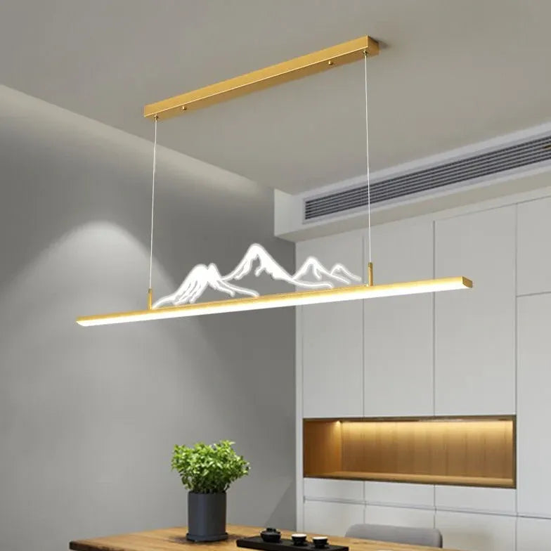 Black Statement Pendant Light For Bedroom Louise Metal Cool White Led