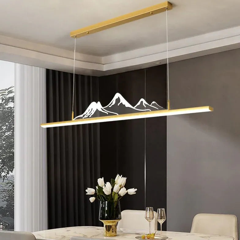 Black Statement Pendant Light For Bedroom Louise Metal Cool White Led