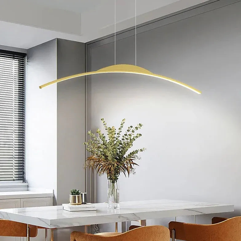 Bar Pendant Light For Office Linear Modern Metal