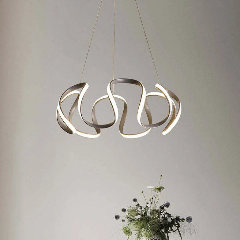 Statement Pendant Light For Bedroom Cone Louise Metal & Silicon Warm White