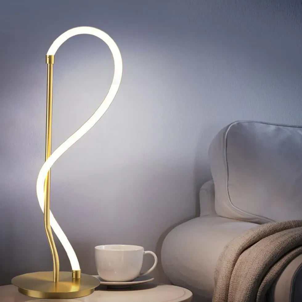 Table Lamp For Study Room Linear Louis Brass Led Ip20