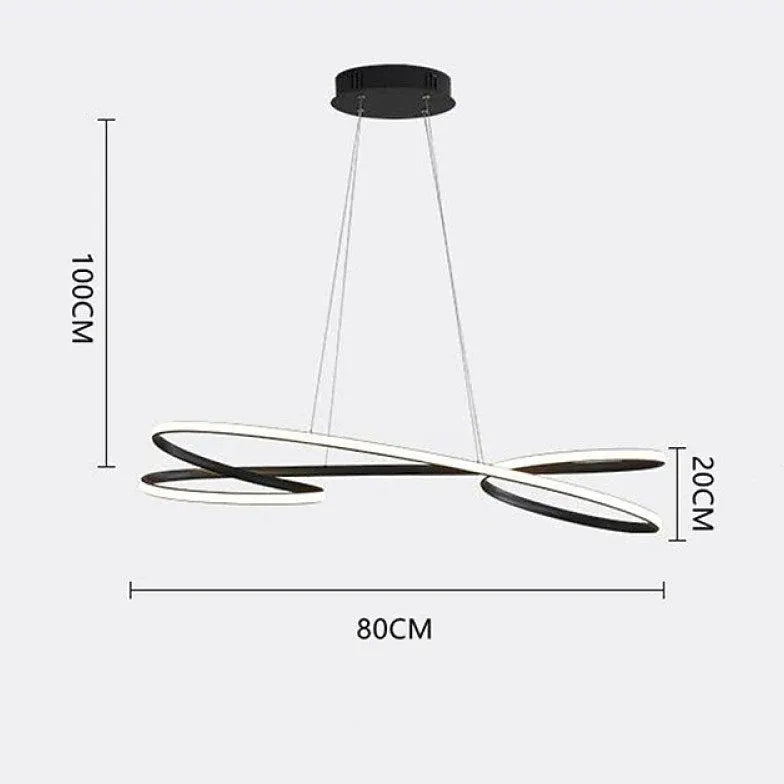 Black Bar Pendant Light For Office Lynch Metal Led Ip20