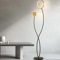 Floor Lamp For Children's Room Louise Metal & Acrylic Plug Led