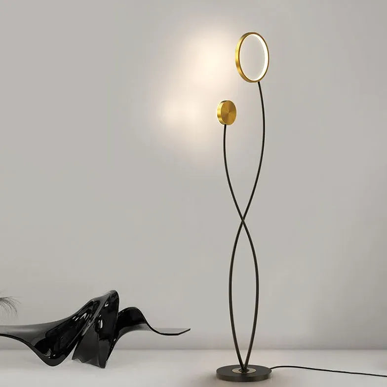 Floor Lamp For Children's Room Louise Metal & Acrylic Plug Led