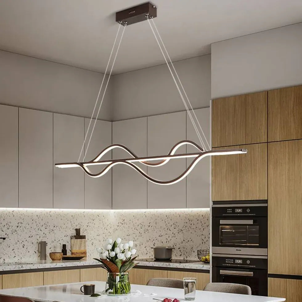 Statement Pendant Light For Bedroom Louise Metal Led