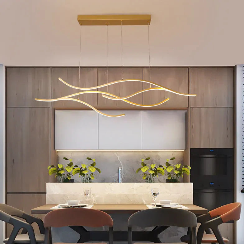 Bar Pendant Light For Office Modern Simplicity Metal Led