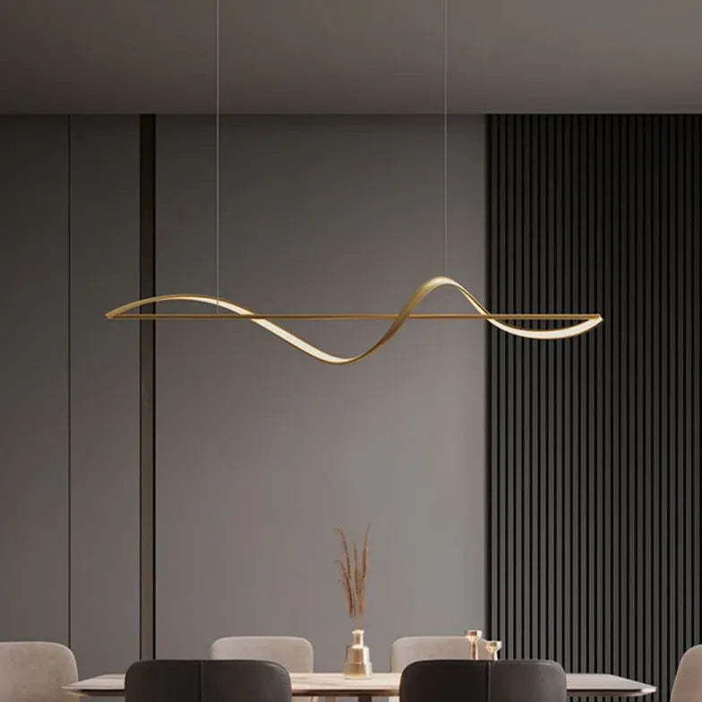 Black Bar Pendant Light For Kitchen Louise Metal Led