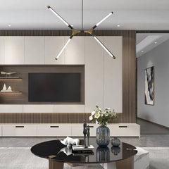 Chandelier For Bedroom Lowry Metal & Acrylic Dimmable Led Ip20