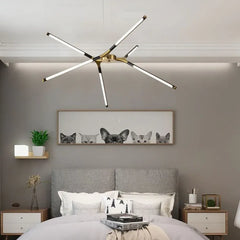 Chandelier For Bedroom Lowry Metal & Acrylic Dimmable Led Ip20