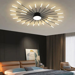 Flush Light For Bedroom Lowry Metal & Acrylic Ip20 Natural Light