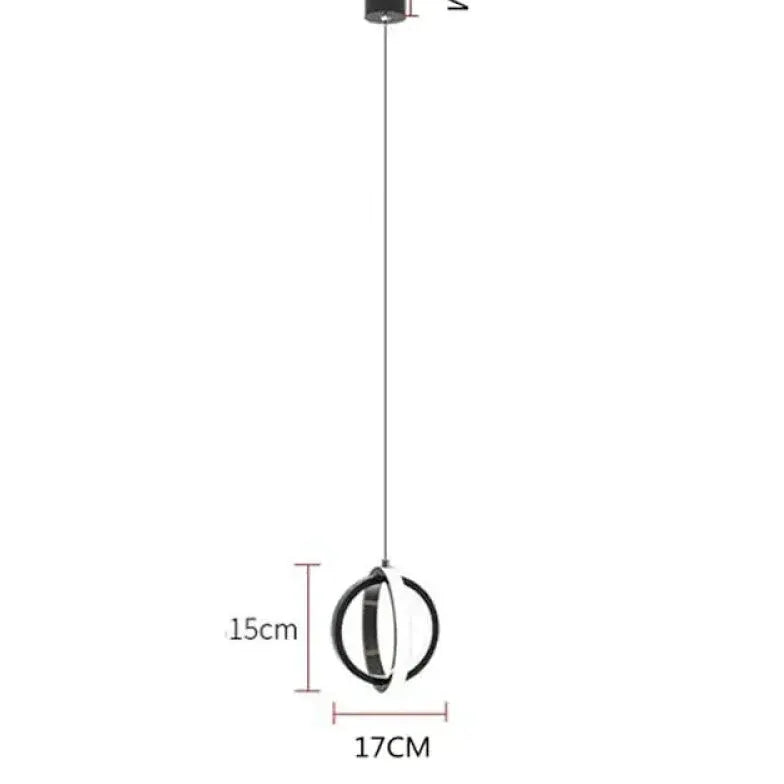 Light Single Pendant For Bedroom Lynch Metal Led Ip20