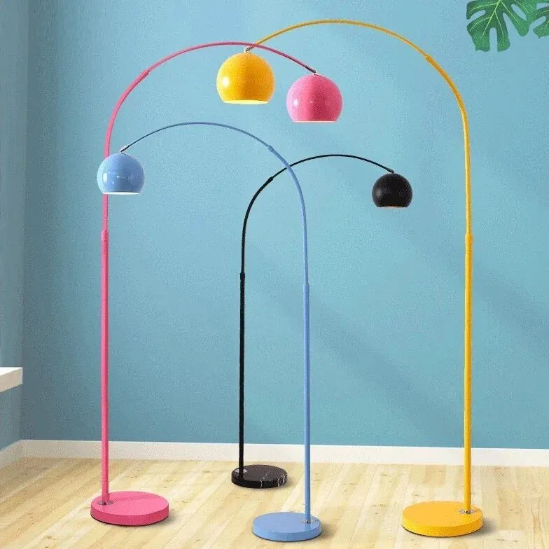 Floor Lamp For Bedroom Macaron Metal Ip20 Plug