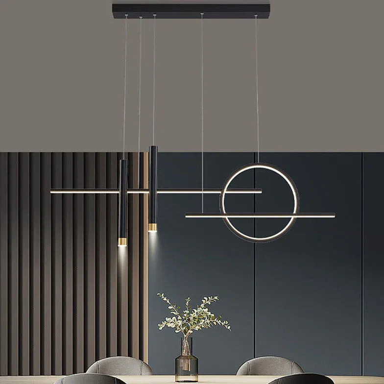 Black Chandelier For Living Room Madina Metal Led Ip20