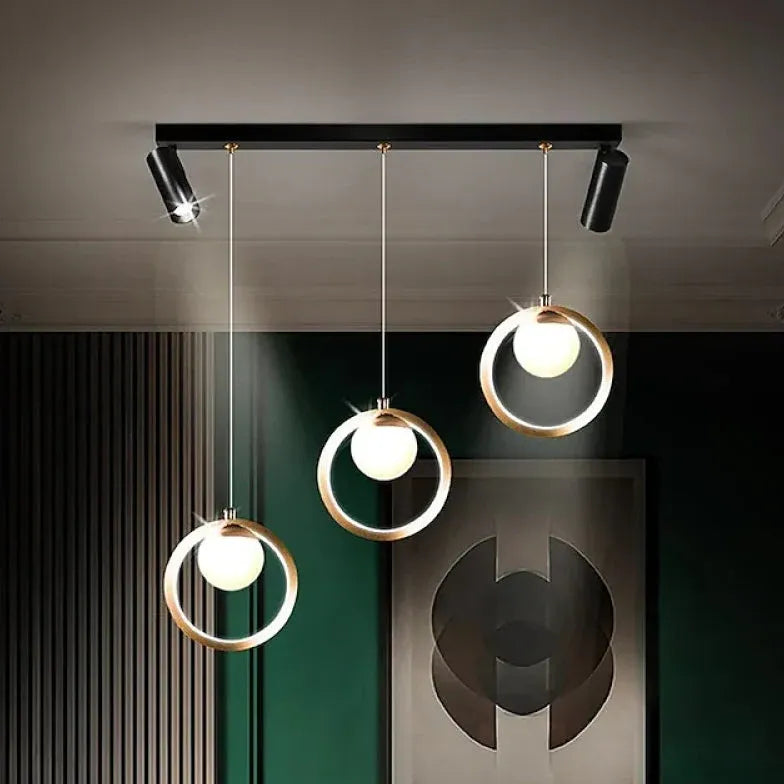 Chandelier For Office Simple And Modern Metal Led