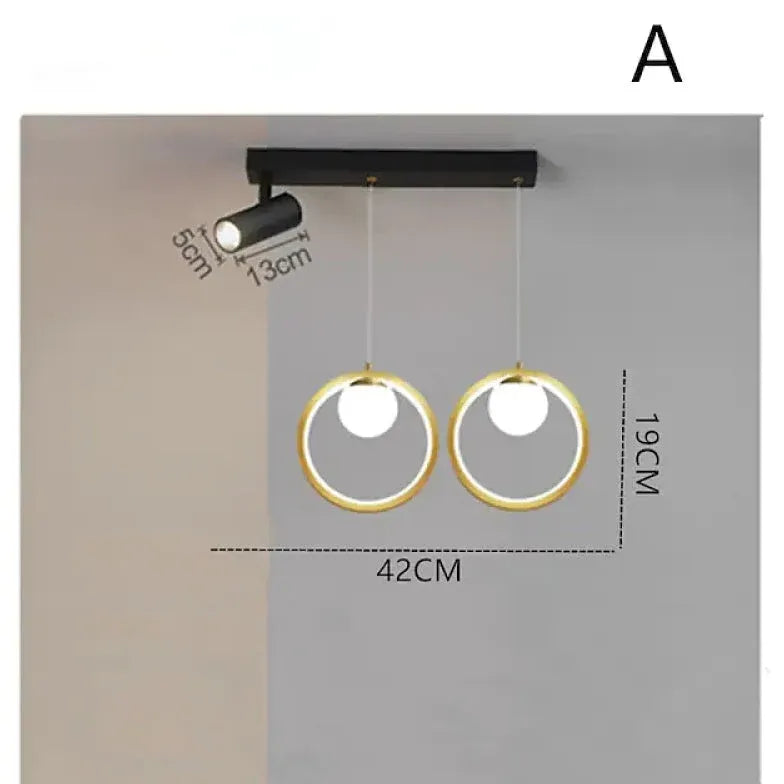 Chandelier For Office Simple And Modern Metal Led