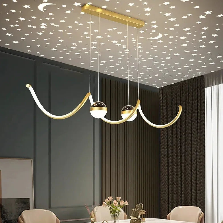 Chandelier For Office Modern Metal