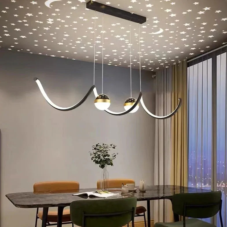 Chandelier For Office Modern Metal