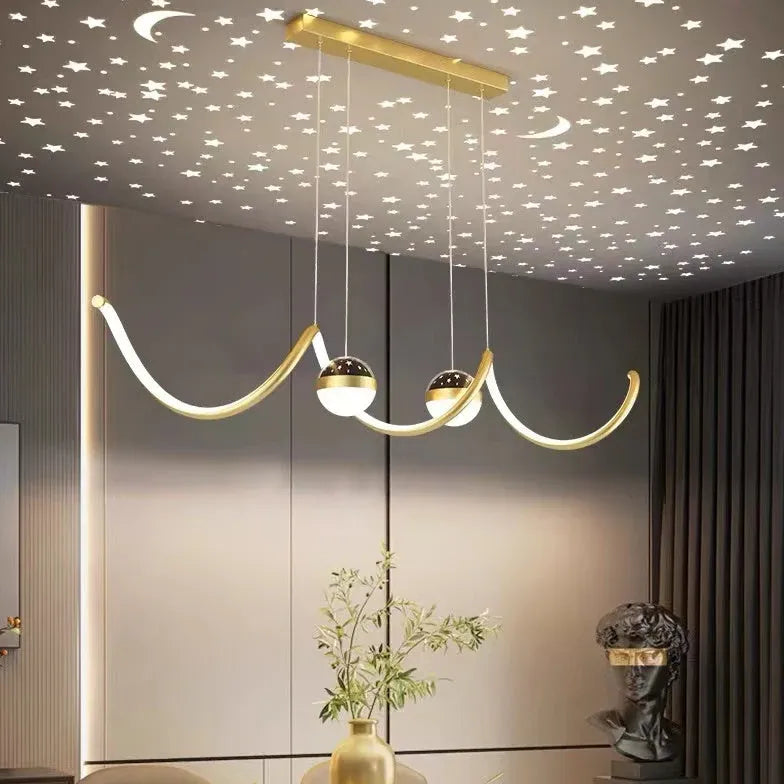 Chandelier For Office Modern Metal