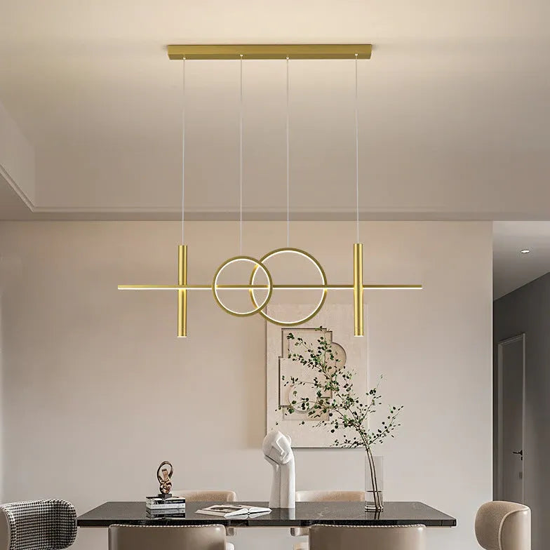 Black Statement Pendant Light For Living Room Madina Metal Led Ip20