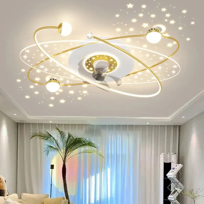 Ceiling Fan With Light For Bedroom Madina Metal Ip20