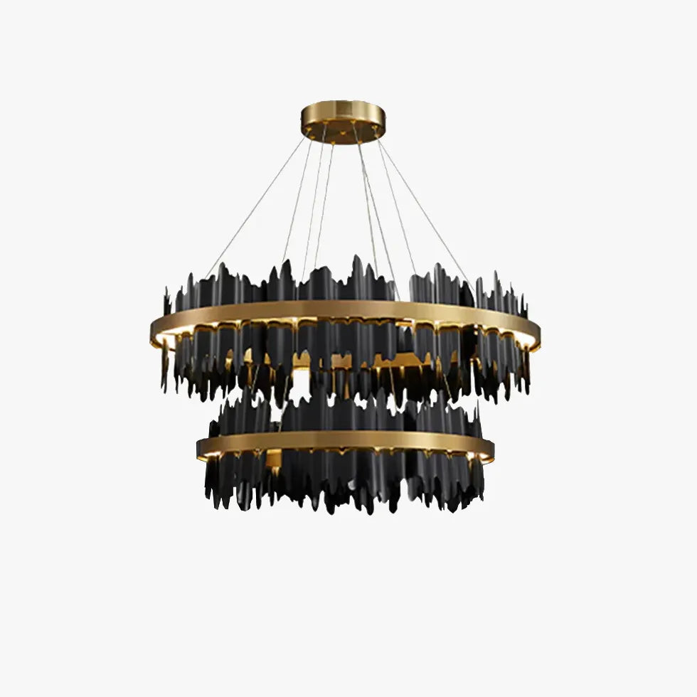 Black Modern Chandeliers For Bedroom Marilyn Metal Ip20 Warm White