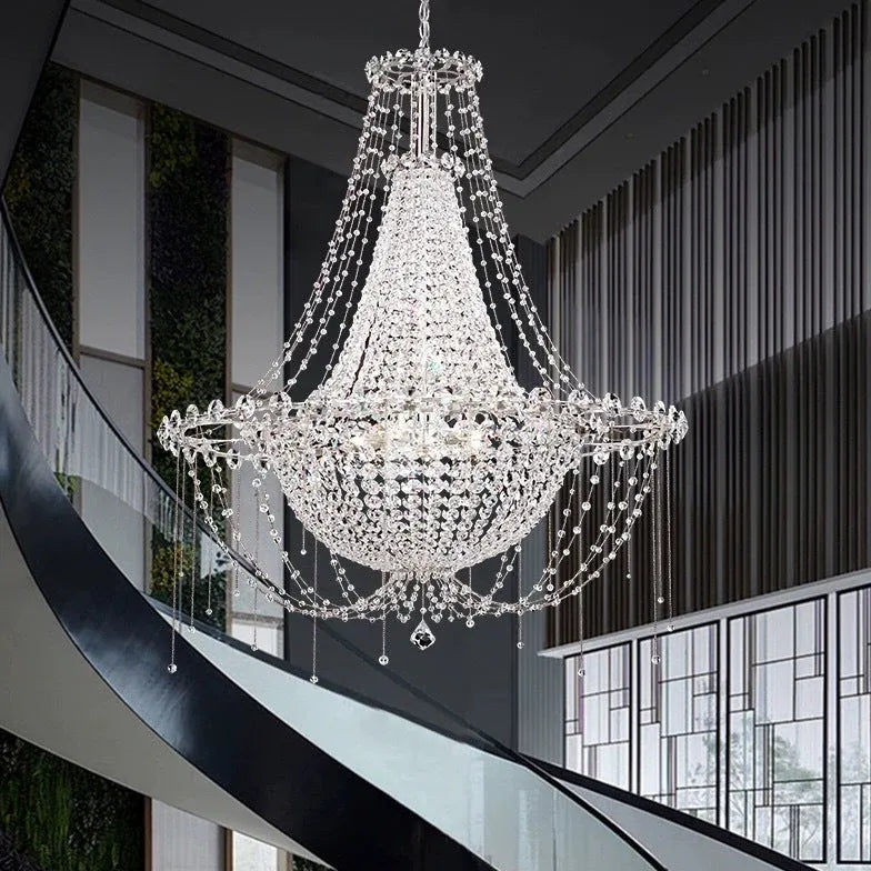 Modern Chandeliers For Bedroom Marilyn Metal & Crystal Without Bulbs Ip20