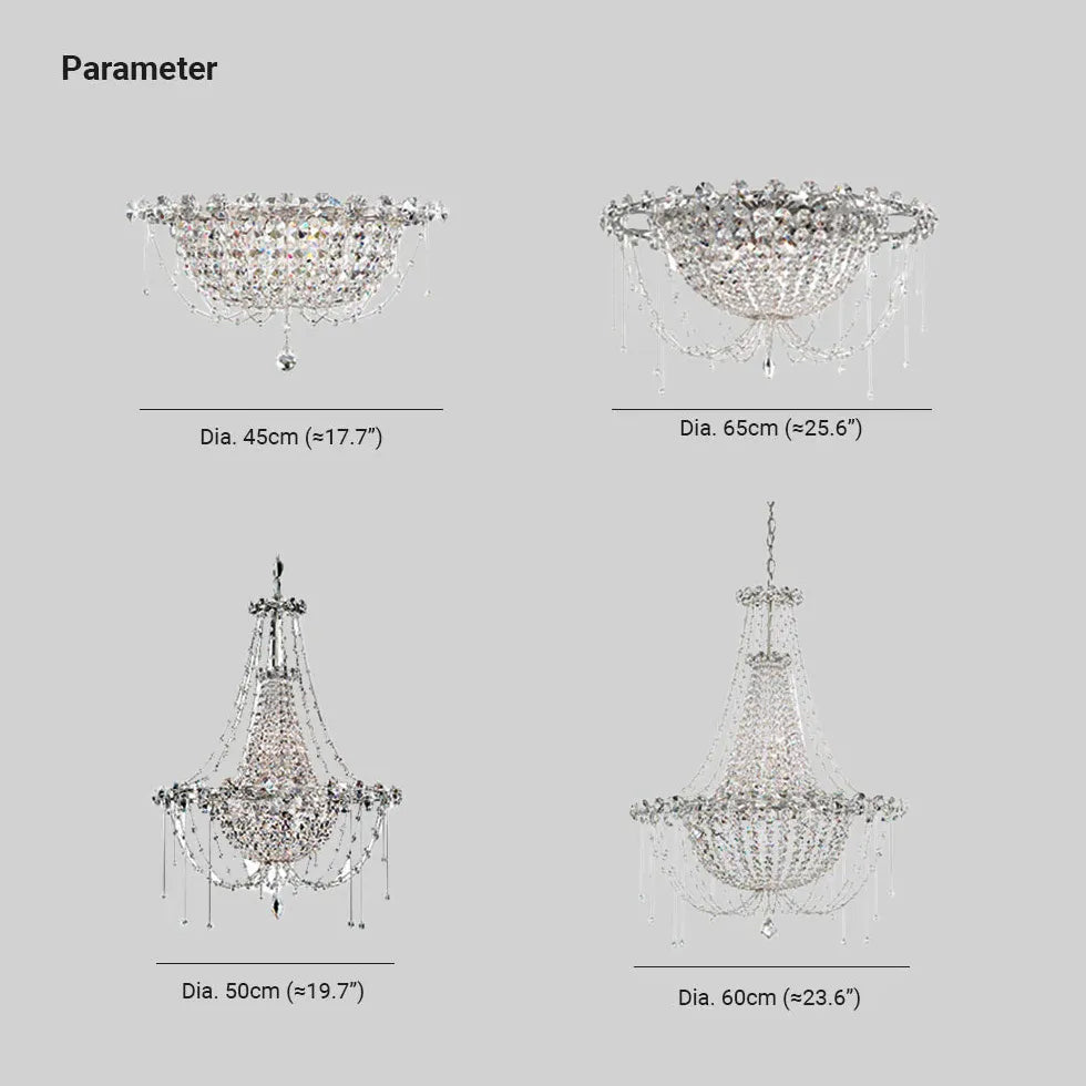 Modern Chandeliers For Bedroom Marilyn Metal & Crystal Without Bulbs Ip20