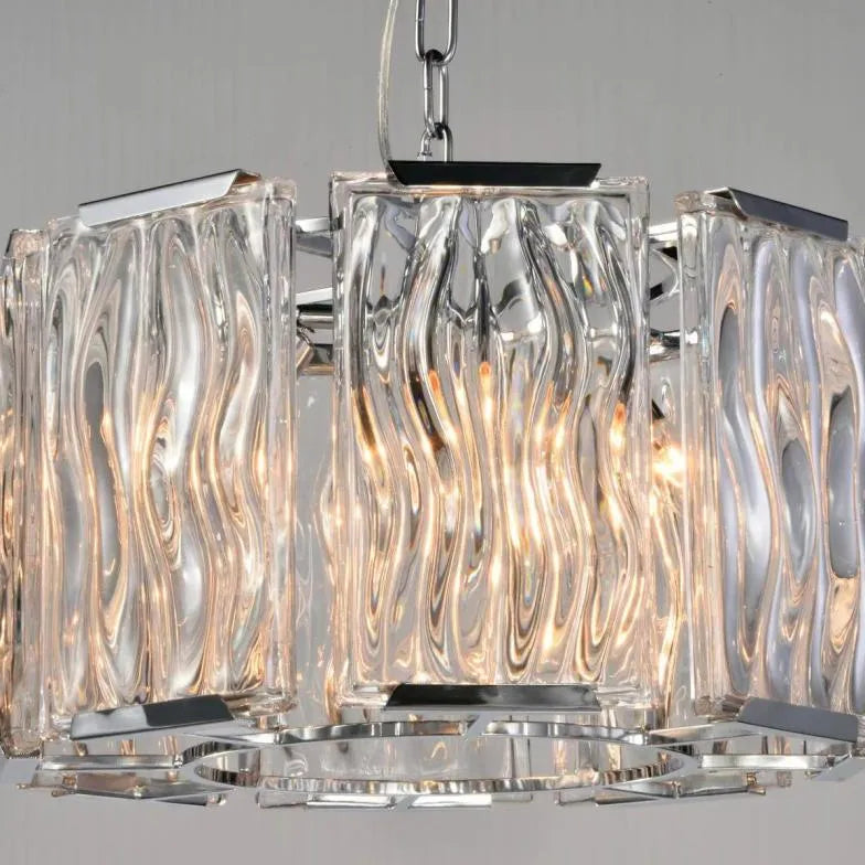 Statement Pendant Light For Living Room Luxury Steel Incandescent