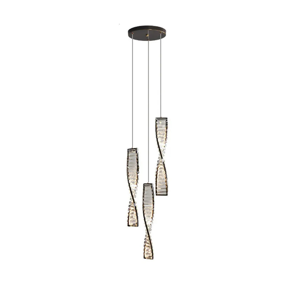 Black Chandelier For Bedroom Marilyn Pure Copper Led Ip20