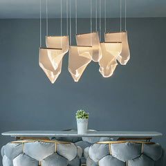 Gold Chandelier For Bedroom Marylin Metal & Acrylic