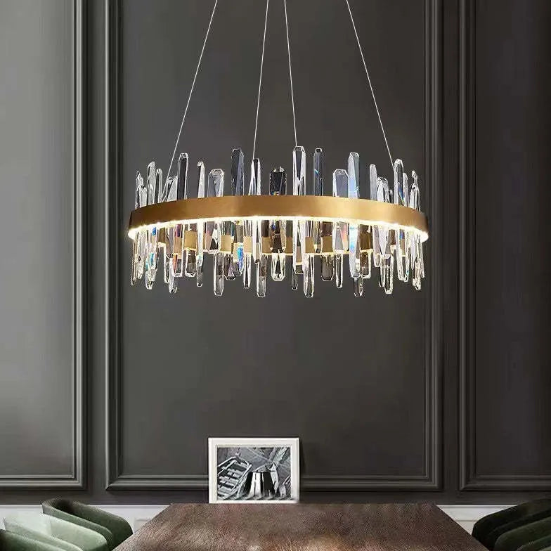 Statement Pendant Light For Bedroom Modern Stainless Steel