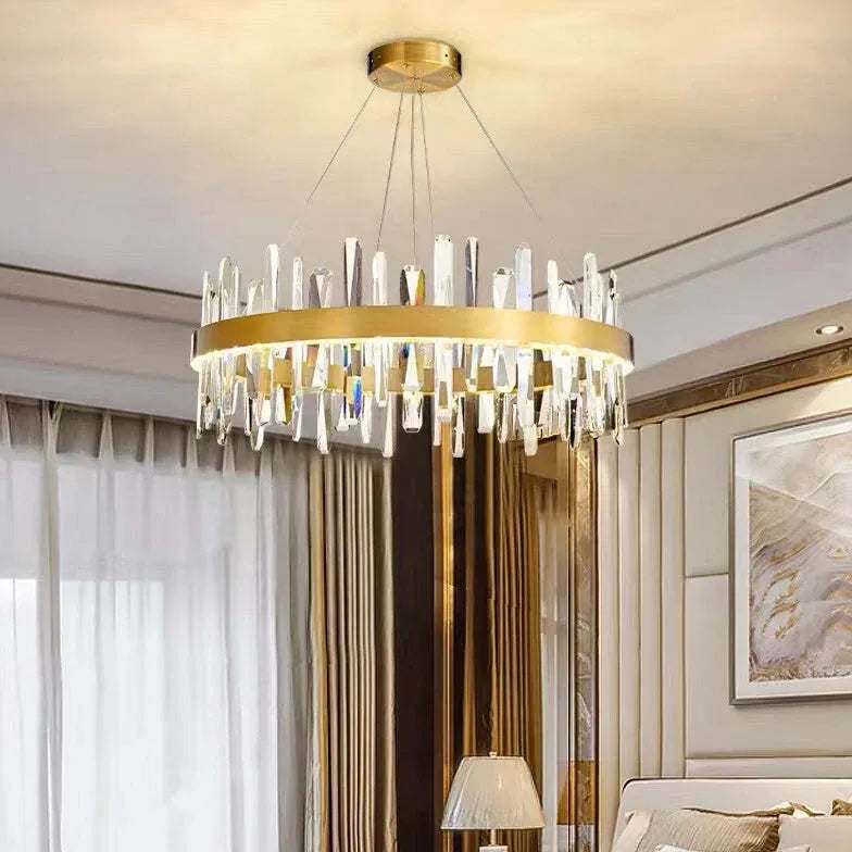 Statement Pendant Light For Bedroom Modern Stainless Steel