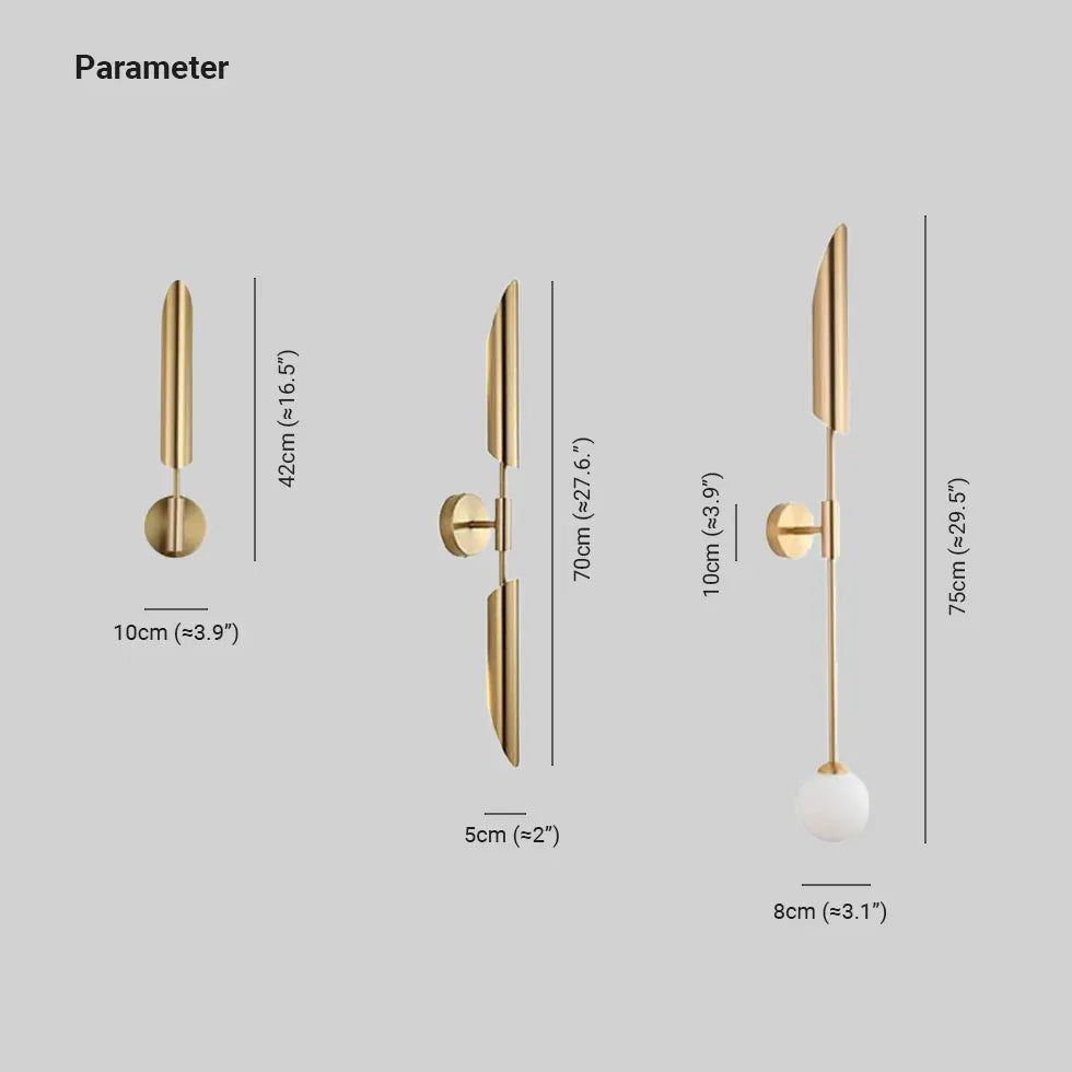 Up & Down Light For Bedroom Meza Metal & Glass Ip44 Warm White Led