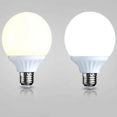 White Golfball & Globe Bulbs