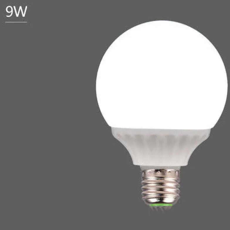 White Golfball & Globe Bulbs