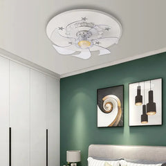 Ceiling Fan With Light For Bedroom Minori Metal & Acrylic Led Ip20