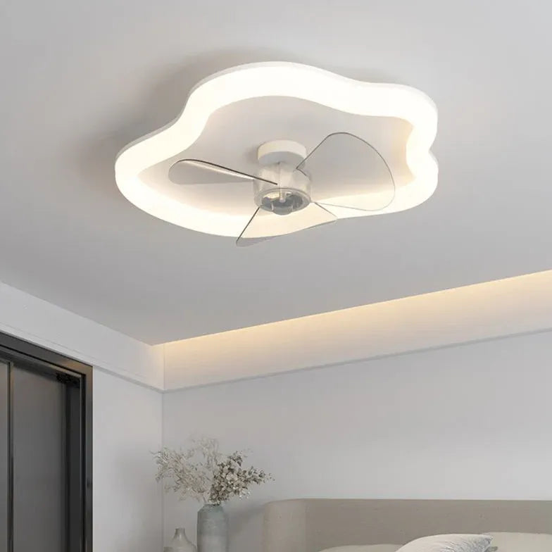 Ceiling Fan With Light For Bedroom Minori Metal & Acrylic