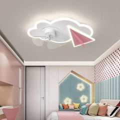 Ceiling Fan With Light For Bedroom Minori Acrylic