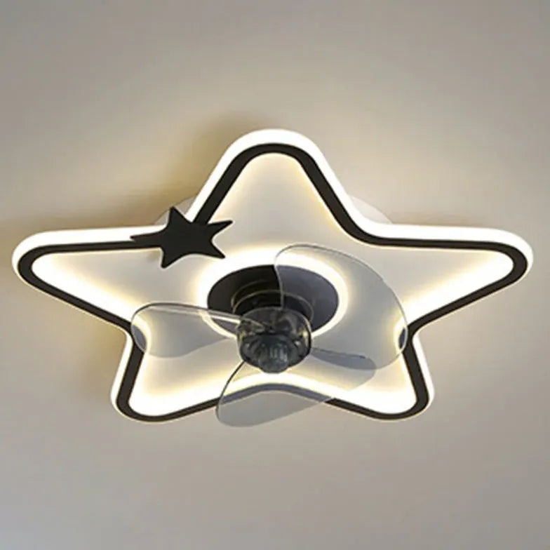 Ceiling Fan With Light For Bedroom Minori Acrylic Ip20 Led