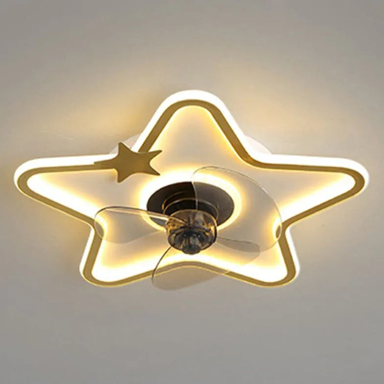 Ceiling Fan With Light For Bedroom Minori Acrylic Ip20 Led