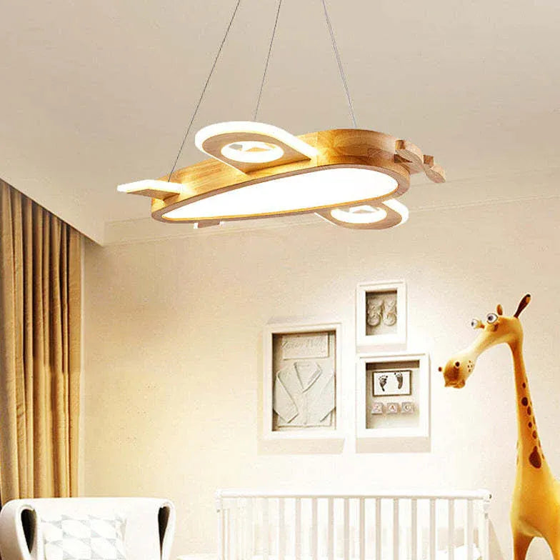 Statement Pendant Light For Bedroom Minori Wood