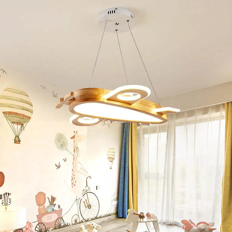 Statement Pendant Light For Bedroom Minori Wood