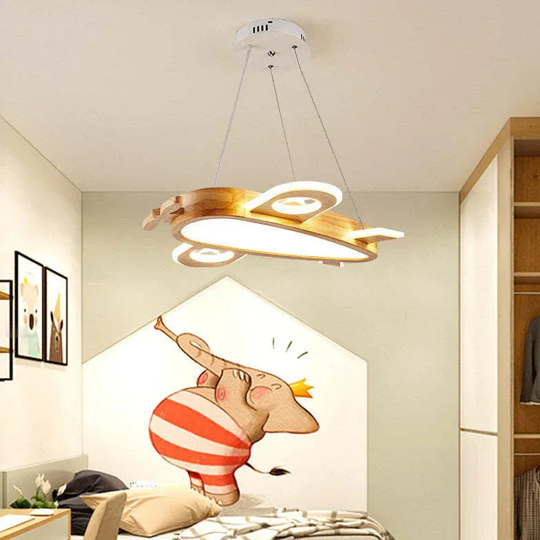 Statement Pendant Light For Bedroom Minori Wood