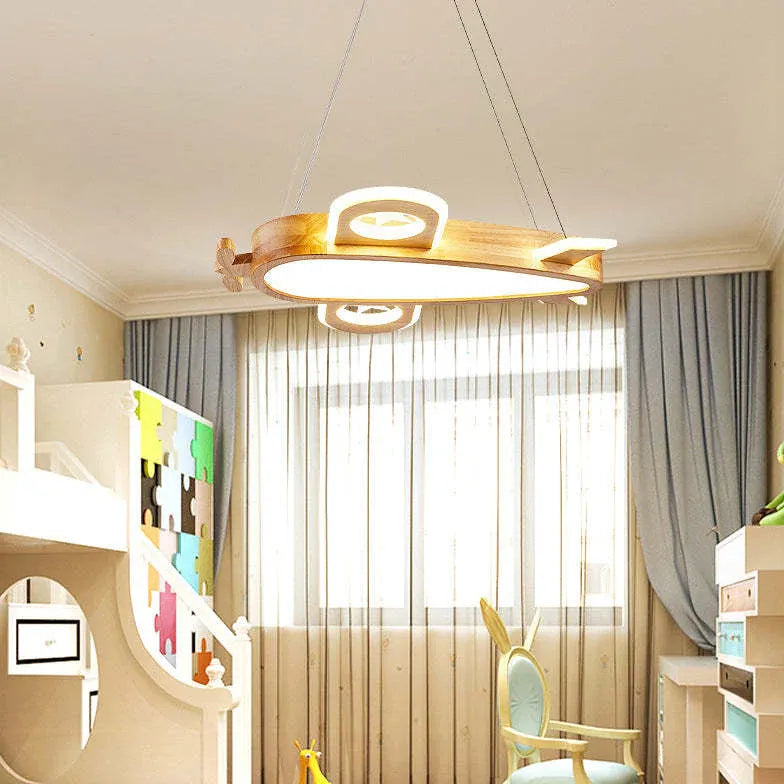 Statement Pendant Light For Bedroom Minori Wood