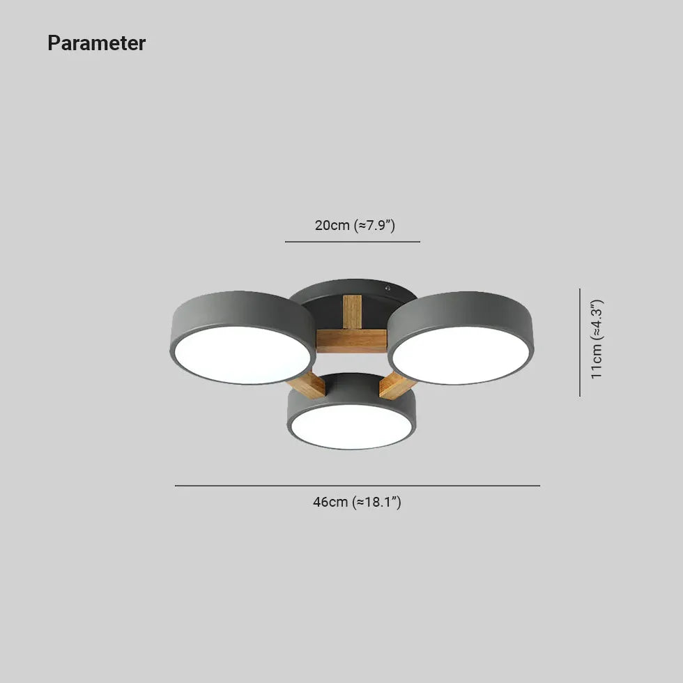 Flush Light For Bedroom Minori Metal Warm White Ip20