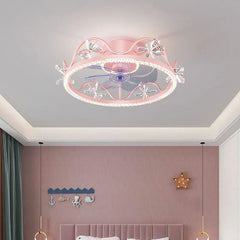 Ceiling Fan With Light For Bedroom Minori Metal Led Dimmable