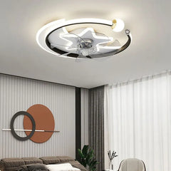 Ceiling Fan With Light For Bedroom Minori Metal Led Dimmable Ip20