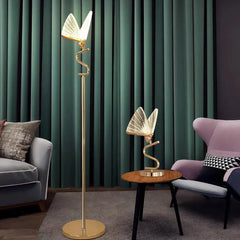 Shape Table Lamp For Study Room Modern Metal & Acrylic Plug