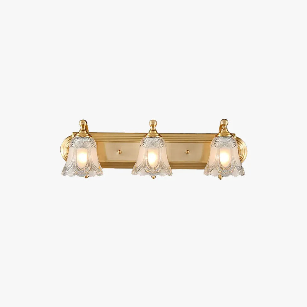 Gold Multi Arm Wall Light For Bathroom Felicie Metal Ip44