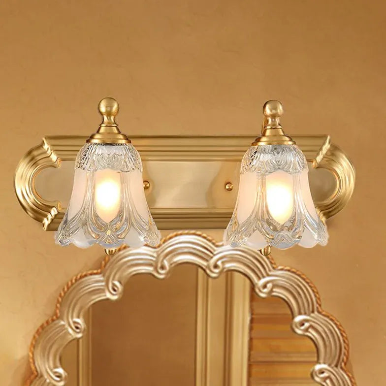 Gold Multi Arm Wall Light For Bathroom Felicie Metal Ip44